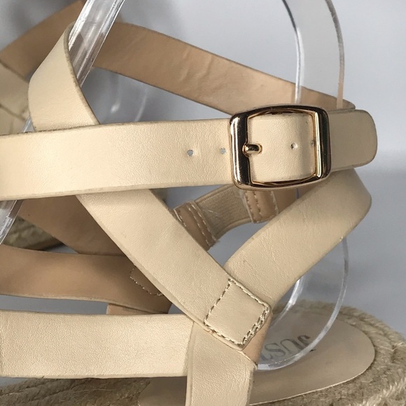 JustFab Laston Espadrille Flat Women's 8 Boho Strap Ankle Sandal - Picture 10 of 16